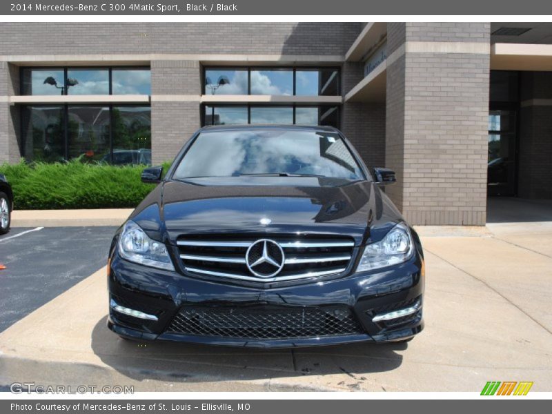 Black / Black 2014 Mercedes-Benz C 300 4Matic Sport