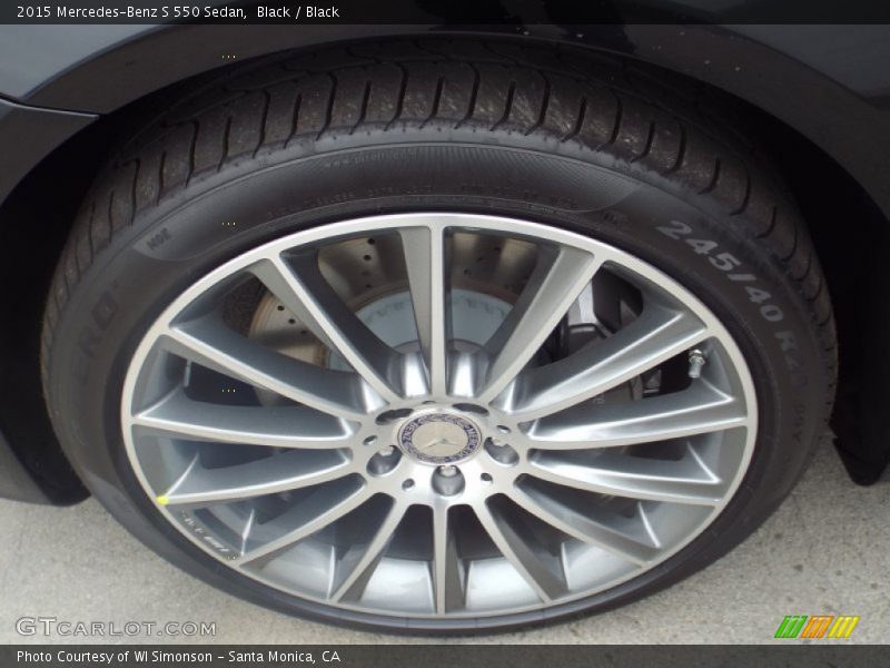 Black / Black 2015 Mercedes-Benz S 550 Sedan