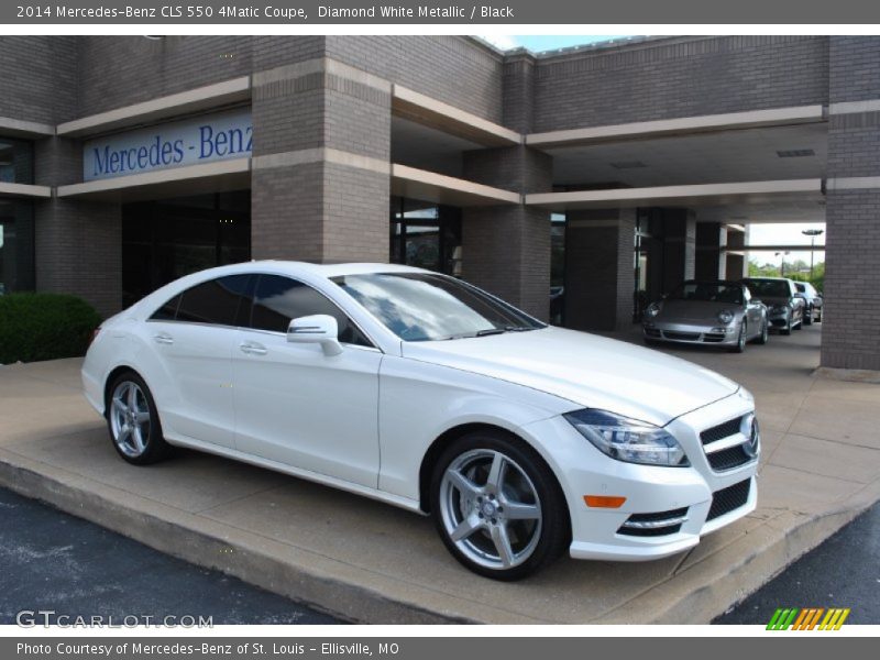 Diamond White Metallic / Black 2014 Mercedes-Benz CLS 550 4Matic Coupe