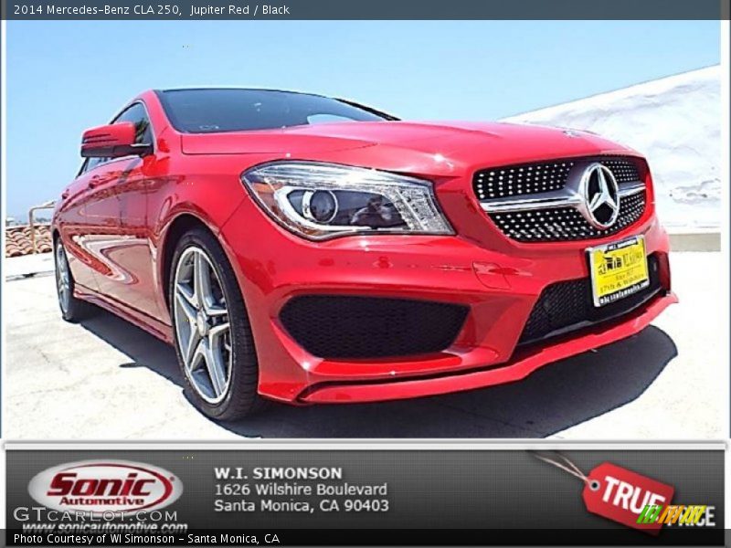 Jupiter Red / Black 2014 Mercedes-Benz CLA 250