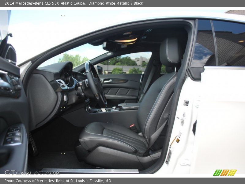 Diamond White Metallic / Black 2014 Mercedes-Benz CLS 550 4Matic Coupe