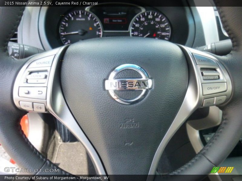 Cayenne Red / Charcoal 2015 Nissan Altima 2.5 SV