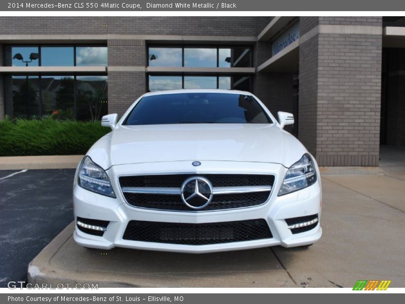 Diamond White Metallic / Black 2014 Mercedes-Benz CLS 550 4Matic Coupe