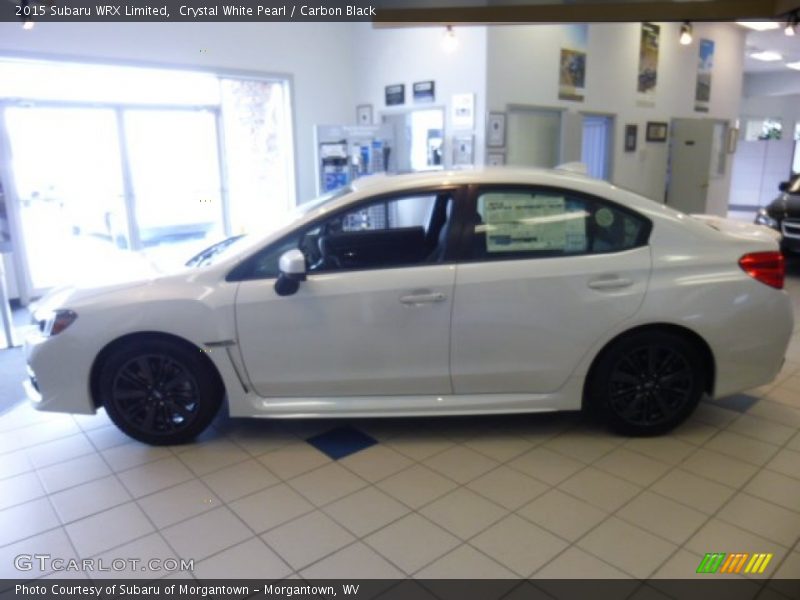 Crystal White Pearl / Carbon Black 2015 Subaru WRX Limited
