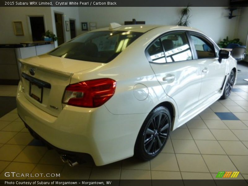 Crystal White Pearl / Carbon Black 2015 Subaru WRX Limited