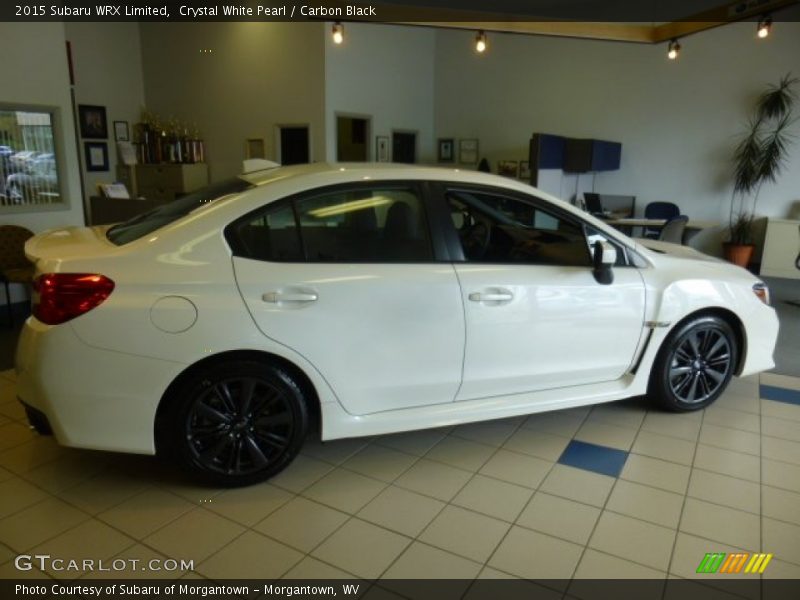 Crystal White Pearl / Carbon Black 2015 Subaru WRX Limited