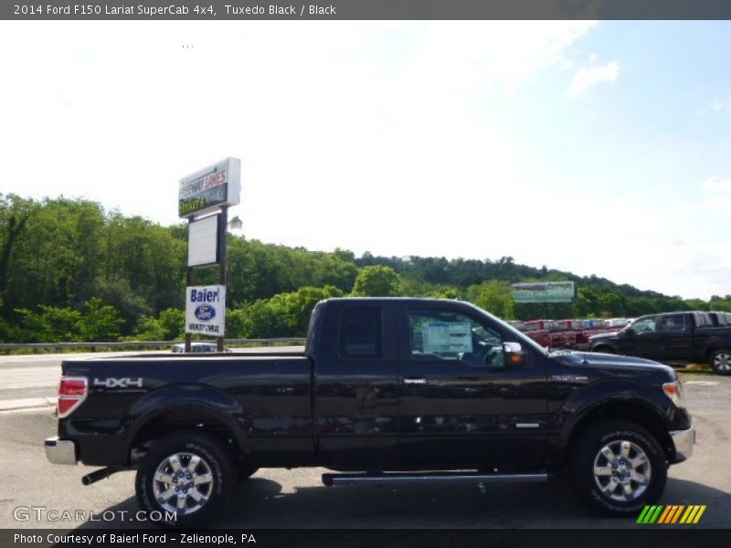 Tuxedo Black / Black 2014 Ford F150 Lariat SuperCab 4x4