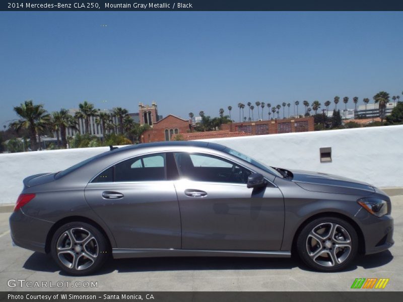 Mountain Gray Metallic / Black 2014 Mercedes-Benz CLA 250