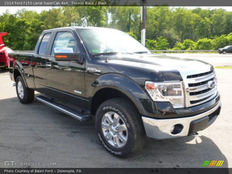 Tuxedo Black / Black 2014 Ford F150 Lariat SuperCab 4x4