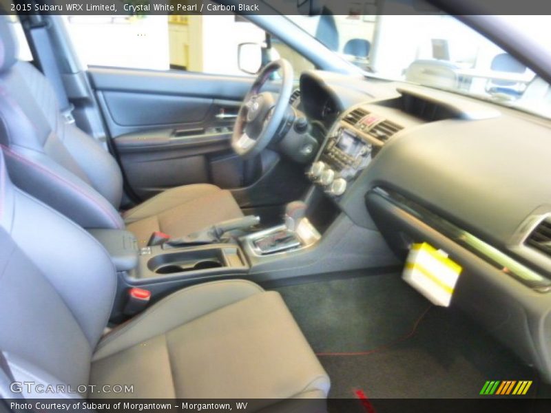 Crystal White Pearl / Carbon Black 2015 Subaru WRX Limited