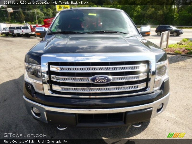 Tuxedo Black / Black 2014 Ford F150 Lariat SuperCab 4x4