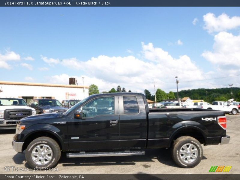 Tuxedo Black / Black 2014 Ford F150 Lariat SuperCab 4x4
