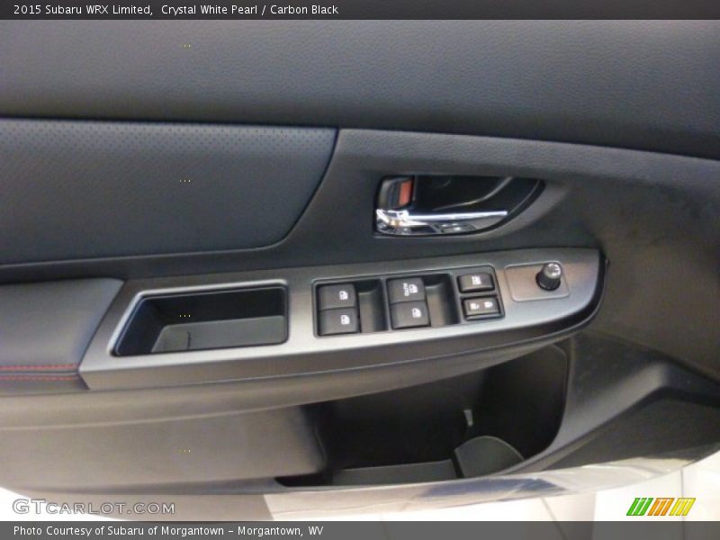 Crystal White Pearl / Carbon Black 2015 Subaru WRX Limited