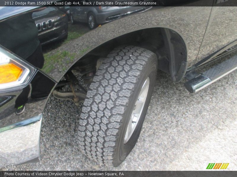 Black / Dark Slate Gray/Medium Graystone 2012 Dodge Ram 1500 SLT Quad Cab 4x4
