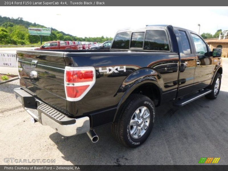 Tuxedo Black / Black 2014 Ford F150 Lariat SuperCab 4x4