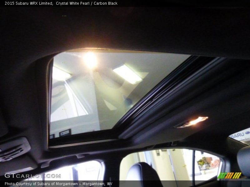 Crystal White Pearl / Carbon Black 2015 Subaru WRX Limited