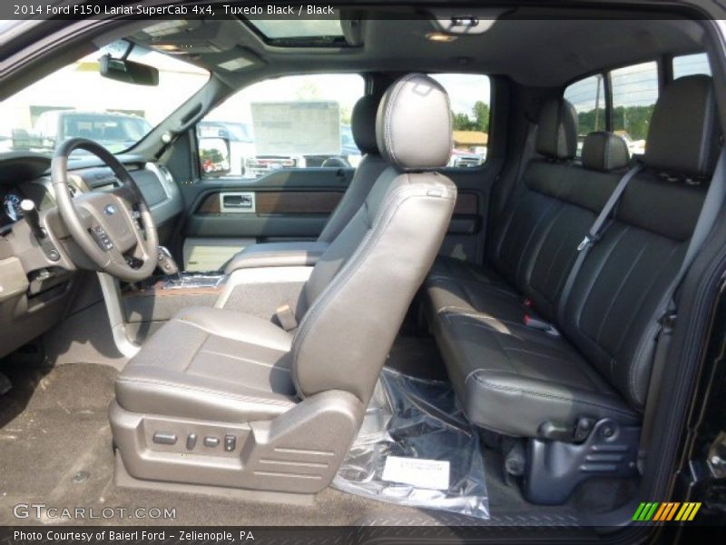 Tuxedo Black / Black 2014 Ford F150 Lariat SuperCab 4x4