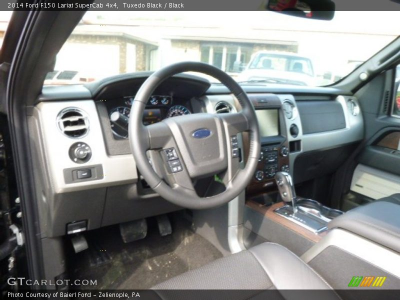 Tuxedo Black / Black 2014 Ford F150 Lariat SuperCab 4x4