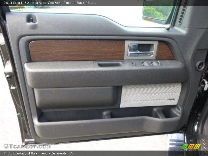 Tuxedo Black / Black 2014 Ford F150 Lariat SuperCab 4x4