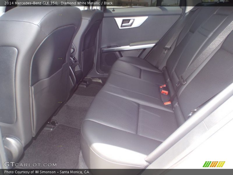 Diamond White Metallic / Black 2014 Mercedes-Benz GLK 350