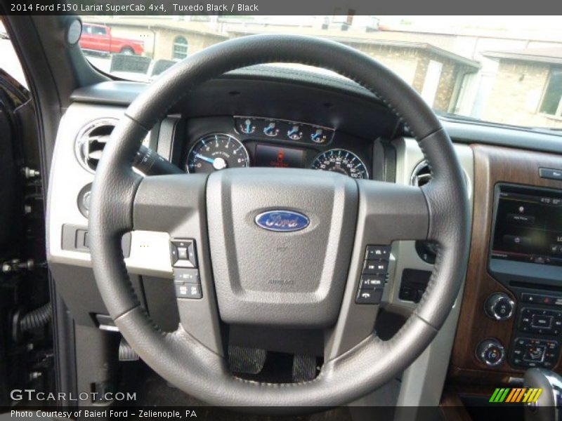 Tuxedo Black / Black 2014 Ford F150 Lariat SuperCab 4x4