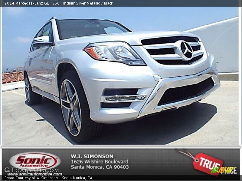 Iridium Silver Metallic / Black 2014 Mercedes-Benz GLK 350