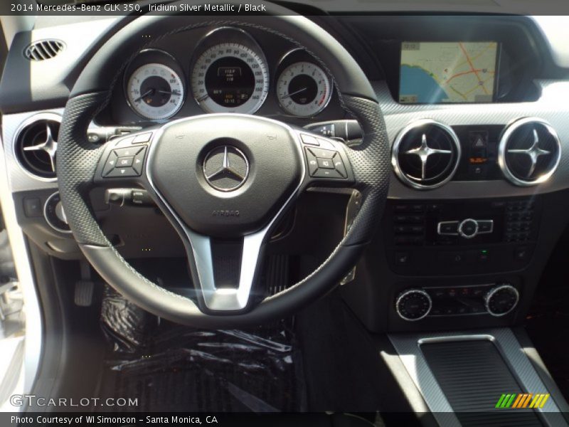 Iridium Silver Metallic / Black 2014 Mercedes-Benz GLK 350
