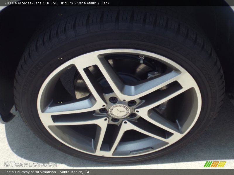 Iridium Silver Metallic / Black 2014 Mercedes-Benz GLK 350