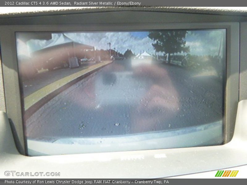 Radiant Silver Metallic / Ebony/Ebony 2012 Cadillac CTS 4 3.6 AWD Sedan
