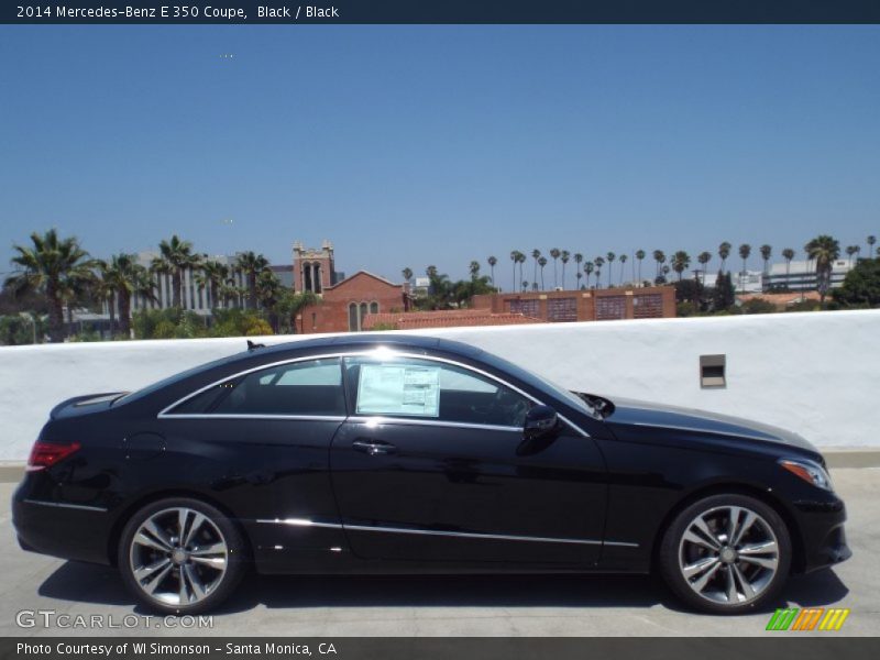 Black / Black 2014 Mercedes-Benz E 350 Coupe