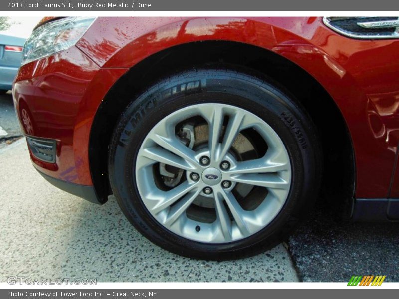 Ruby Red Metallic / Dune 2013 Ford Taurus SEL