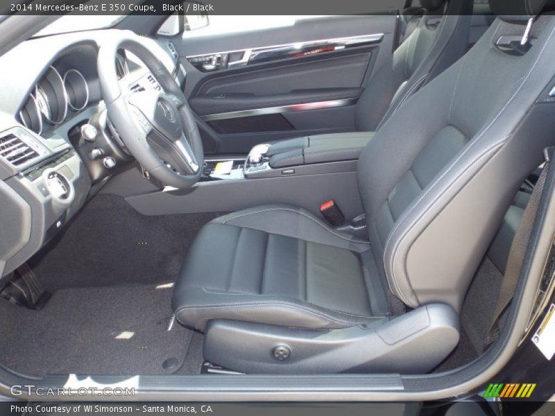 Black / Black 2014 Mercedes-Benz E 350 Coupe