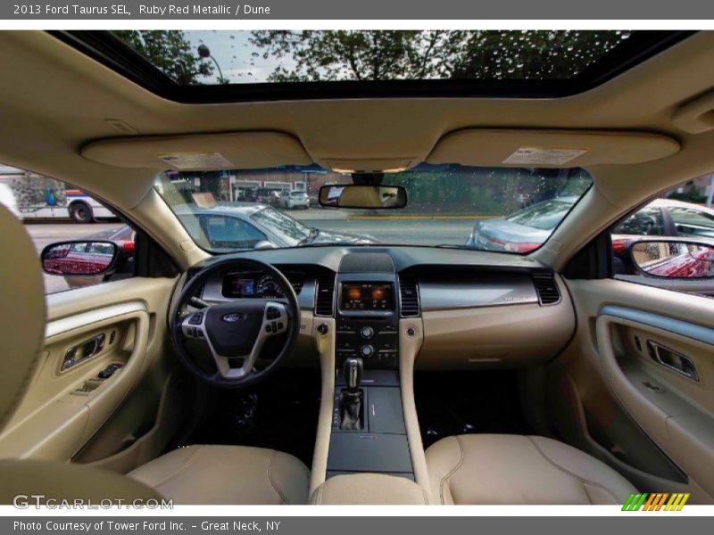 Ruby Red Metallic / Dune 2013 Ford Taurus SEL