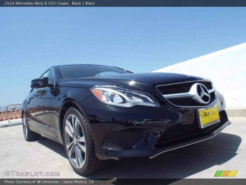 Black / Black 2014 Mercedes-Benz E 350 Coupe