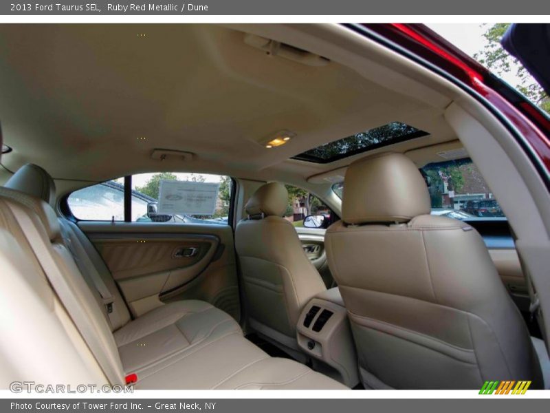Ruby Red Metallic / Dune 2013 Ford Taurus SEL