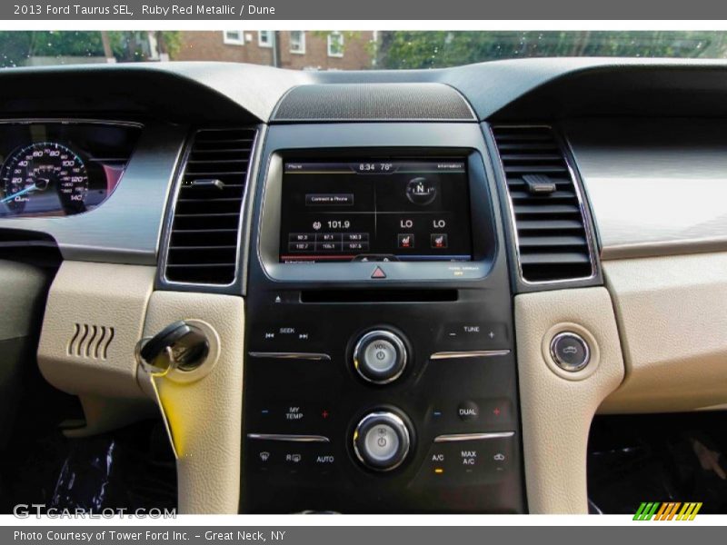 Ruby Red Metallic / Dune 2013 Ford Taurus SEL