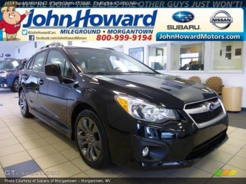 Crystal Black Silica / Ivory 2014 Subaru Impreza 2.0i Sport Limited 5 Door