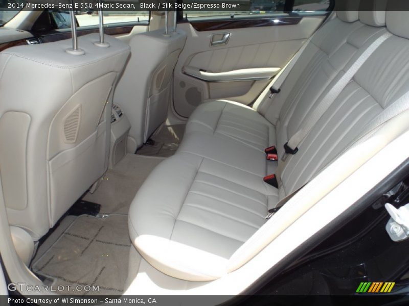 Black / Silk Beige/Espresso Brown 2014 Mercedes-Benz E 550 4Matic Sedan