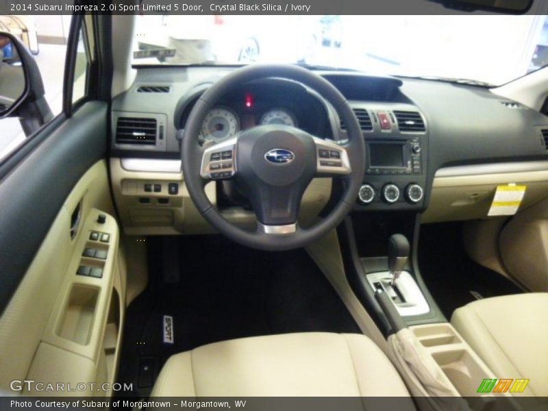 Crystal Black Silica / Ivory 2014 Subaru Impreza 2.0i Sport Limited 5 Door