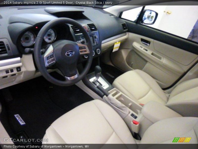 Crystal Black Silica / Ivory 2014 Subaru Impreza 2.0i Sport Limited 5 Door