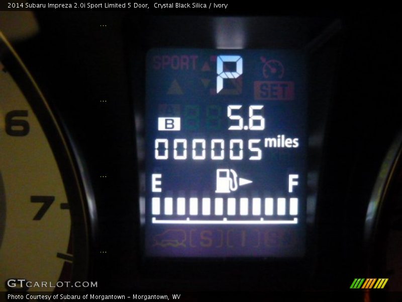 Crystal Black Silica / Ivory 2014 Subaru Impreza 2.0i Sport Limited 5 Door