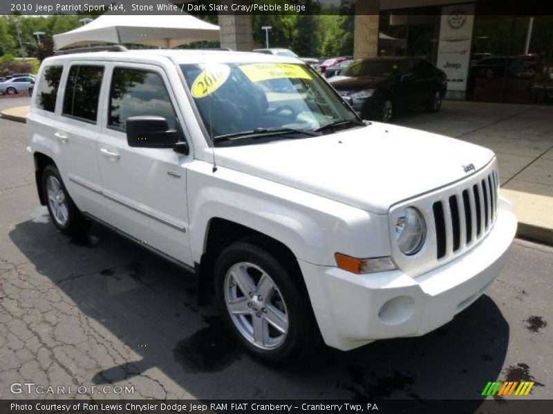 Stone White / Dark Slate Gray/Pebble Beige 2010 Jeep Patriot Sport 4x4
