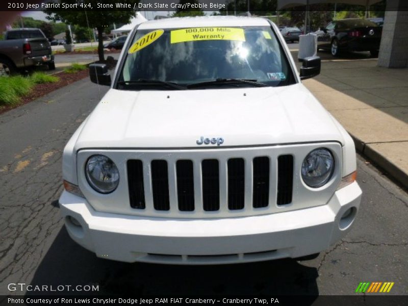 Stone White / Dark Slate Gray/Pebble Beige 2010 Jeep Patriot Sport 4x4