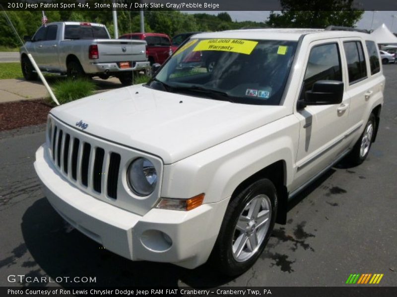 Stone White / Dark Slate Gray/Pebble Beige 2010 Jeep Patriot Sport 4x4