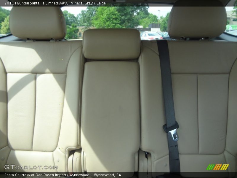 Mineral Gray / Beige 2011 Hyundai Santa Fe Limited AWD