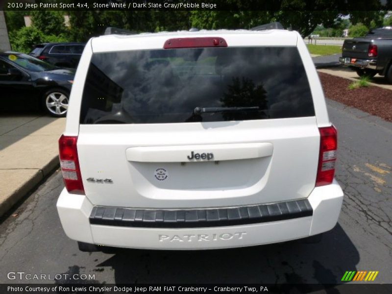 Stone White / Dark Slate Gray/Pebble Beige 2010 Jeep Patriot Sport 4x4