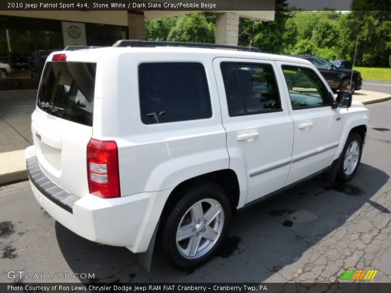 Stone White / Dark Slate Gray/Pebble Beige 2010 Jeep Patriot Sport 4x4