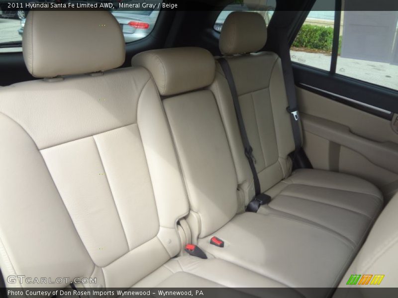 Mineral Gray / Beige 2011 Hyundai Santa Fe Limited AWD