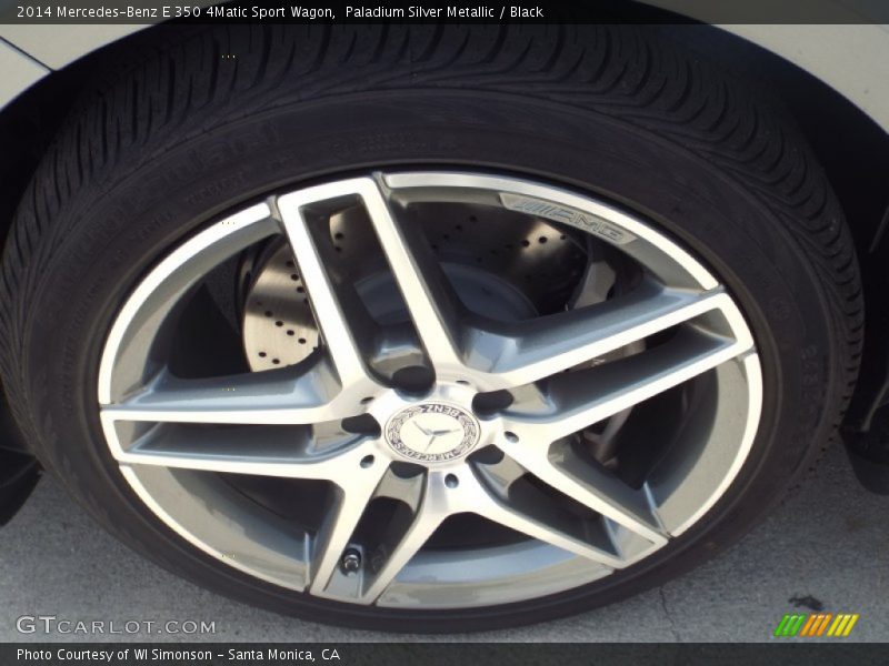 Paladium Silver Metallic / Black 2014 Mercedes-Benz E 350 4Matic Sport Wagon