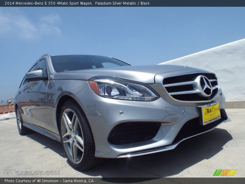Paladium Silver Metallic / Black 2014 Mercedes-Benz E 350 4Matic Sport Wagon